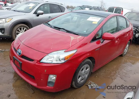 2010 Toyota Prius из США, поврежденный, VIN JTDKN3DU3A0054810